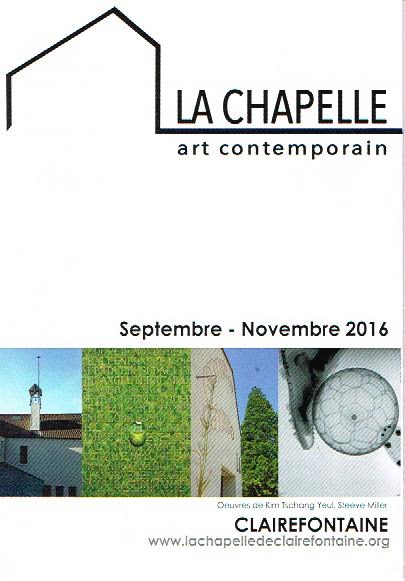 La Chapelle de Clairefontaine - art contemporain